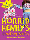 Cover image for Horrid Henry's Underpants